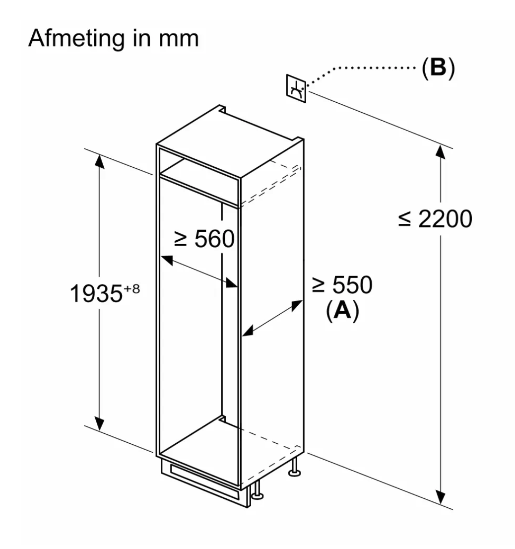 SIEMENS KI96NSFD0 koel-/vriescombinatie - 194cm